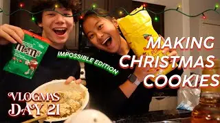 Baking Christmas Cookies! *disasterous! Vlogmas Day 21