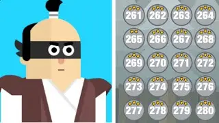 Mr.Ninja - Slicey puzzles Chapter 14 | All 3 Stars Levels 261-280 GamePlay ( iOS,Android )