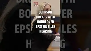 Джонсон порвал с Бонди из-за дел Эпштейна #pambondi #epsteinfiles #congress #news #politics