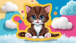 Anak Kucing Meong Meong minta susu | Lagu Anak Kucing Lucu Meong Meong 🐱🎶