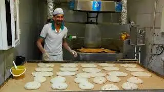 Mazandaran Style: Traditional Iranian Bread-making Tutorial || Baking Bread