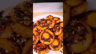 Korean Chilli Garlic Potato | Viral Spicy Potato Snack #shorts