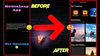 Motionleap app Not Open 😔//Motionleap app not Working😭#viral #youtubeshorts #shorts