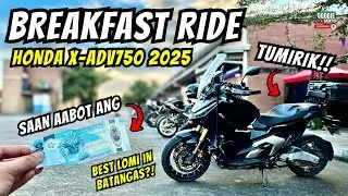 BREAKFAST RIDE! Honda X-ADV 750! 2nd Best Lomi in Batangas Ride + Sampaloc Twisties! | Motovlog