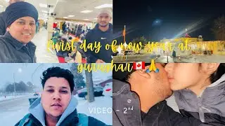 Jan.1, 2026 (2nd video)happy newyear in🇨🇦 nve din di shuruwat kiti baba ji de ghr ton 🙏#canada#viral
