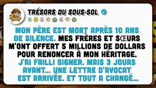 Mes Frères M'ont Offert 5M$ Pour L'héritage. L'avocat A Tout Changé Avant La Signature.