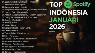 TOP SPOTIFY INDONESIA JANUARI 2026 ☕ LAGU VIRAL & HITS TIKTOK | SEDIA AKU SEBELUM HUJAN