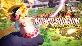 One Piece Pirate Warriors 4 - Full Power Big Mom Transformation Gameplay