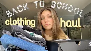 HUDGE BACK TO SCHOOL CLOTHING HAUL 2021 (sophomore year)