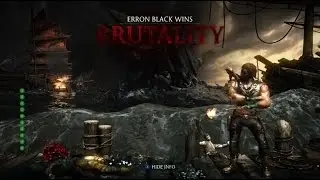 Mortal Kombat X New Secret Brutality Erron Black