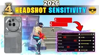 NOTHING PHONE 📱 3A PRO || FREE FIRE TOP 4 BEST SENSITIVITY SETTING ⚙️ || 2026 NEW VIDEO 📷