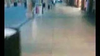 Running down shopping centre (pointless video)