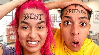 FIZ UMA TATUAGEM DE AMIZADE COM O LEOZINHO *ele odiou