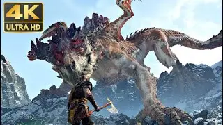 GOD OF WAR PC Kratos Vs Dragon Boss Fight Gameplay 2026 4K ULTRA HD 120FPS