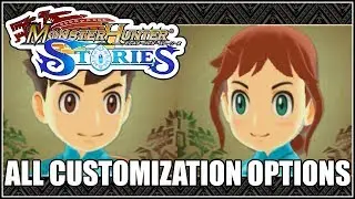 Monster Hunter Stories All Customization Options Rider Boy/Girl English Gameplay - DarkLightBros