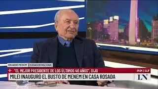 La palabra de Eduardo Menem tras el homenaje de Milei a Carlos Menem: 