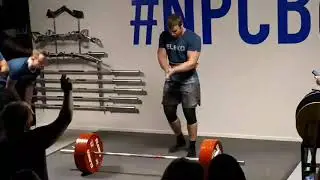285 kg (628 lb) marklyft Boden NPC Gym