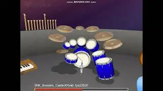 Super Mario Kart - Bowser Castle (MidiJam Visual)