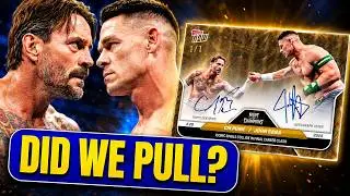 Topps Now WWE: Unboxing John Cena vs CM Punk WWE Night of Champions 2025 Dual Autographs