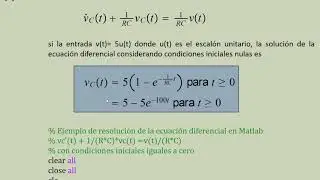 Simulación de sistemas dinámicos en Matlab, Simulink. Ejemplo de simulación con un circuito RC.