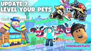 How to level your pets Update 7 Roblox Sword Fighters Simulator