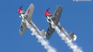 Team Aerostars - Yak-52 Formation Aerobatics - Wings Over Waukegan 2014