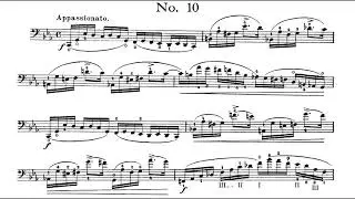 David Popper - Op.73, &Eacute;tude No.10 Hohe Schule des Violoncello-Spiels