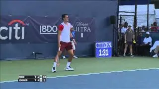 Bernard Tomic Challenges His Own Point in Loss To Steve Johnson