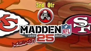 Madden 25 Sub Game vs RuMossedXx on PS3 3rd Qtr