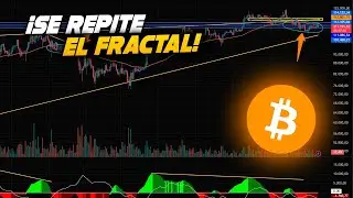 BITCOIN REBOTAR&Aacute; AL ALZA DESPU&Eacute;S DE IR A ESTA ZONA📈 MISMO FRACTAL QUE EN MARZO DE 2022👀⏳⚠️