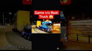 Gaming Truck Vs Real Truck 😱 Seam Load Test #shorts #ets3 #truckshort #gamingnepel
