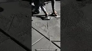 Concrete Grooving Tool forms straight control joints to prevent surface cracking #tool