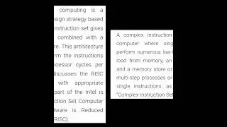 RISC CISC CPU ARCHITECTURE PART-1