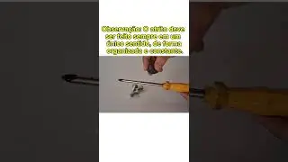 Como Magnetizar/Imantar uma Chave de Fenda - Chave Magn&eacute;tica