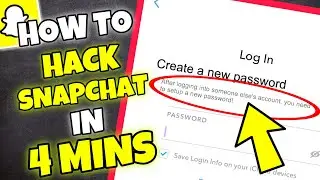 (NEW TRICK) How Hackers EASILY Hack Snapchat Account in 3 Minutes | Educational Guide