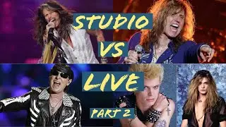 Rock Singers Studio VS Live PART 2