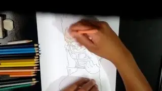 desenhando vegeta