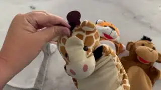 Melissa & Doug Animal Hand Puppets Set of 2, 4 animals in each   Zoo Friends and Farm Friends Review