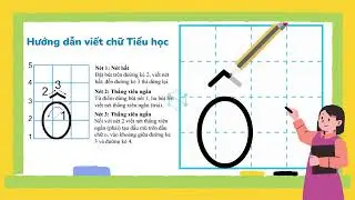 Hướng dẫn tập viết chữ Tiểu học - o, ô, ơ