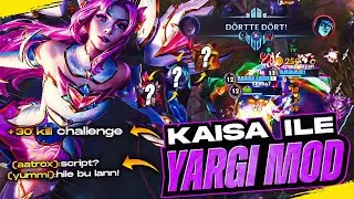 Y&Uuml;KSEK ELO KAİSA 30 KİLL CHALLENGE! QUAD PENTA HAVADA U&Ccedil;UŞUYOR BU MA&Ccedil; KA&Ccedil;MAZ! WİLD RİFT SHİMA ADC!