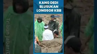 KANG DEDI MULYADI Turun Gunung Tinjau Lokasi Longsor di Desa Pasirlangu, Bandung Barat