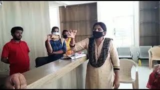 Sri Chaitanya Techno School Chennai Poonamalli Branch 12th students got less marks Parents protest