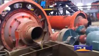 Wet Ball Mill in Action | High-Efficiency Copper Ore Processing Plant