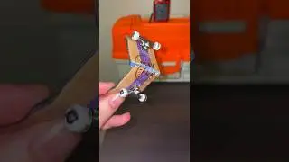 Snapped my fingerboard deck 🤯 #fingerboard #fingerboarding #techdeck #fingerboardtricks