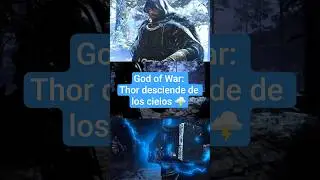 God of War: Thor desciende de los cielos 🌩️ #godofwar4, #godofwarragnarok, #thor, #playstation