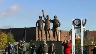 The holy trinity in Old Trafford , Manchester United home stadium