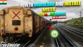 How To Download & Install MSTS / OPENRAILS In PC With Indian Addons Super Easy !! - 100% Working