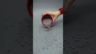 Steel Beads in a cup #beads #dominogirl