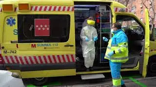 Madrid ambulance crew sees hope amid the heartbreak