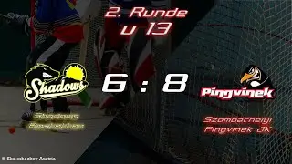 2023 | u-13 | Shadows Amstetten vs Szombathelui Pinguinek JK | Skaterhockey Austria